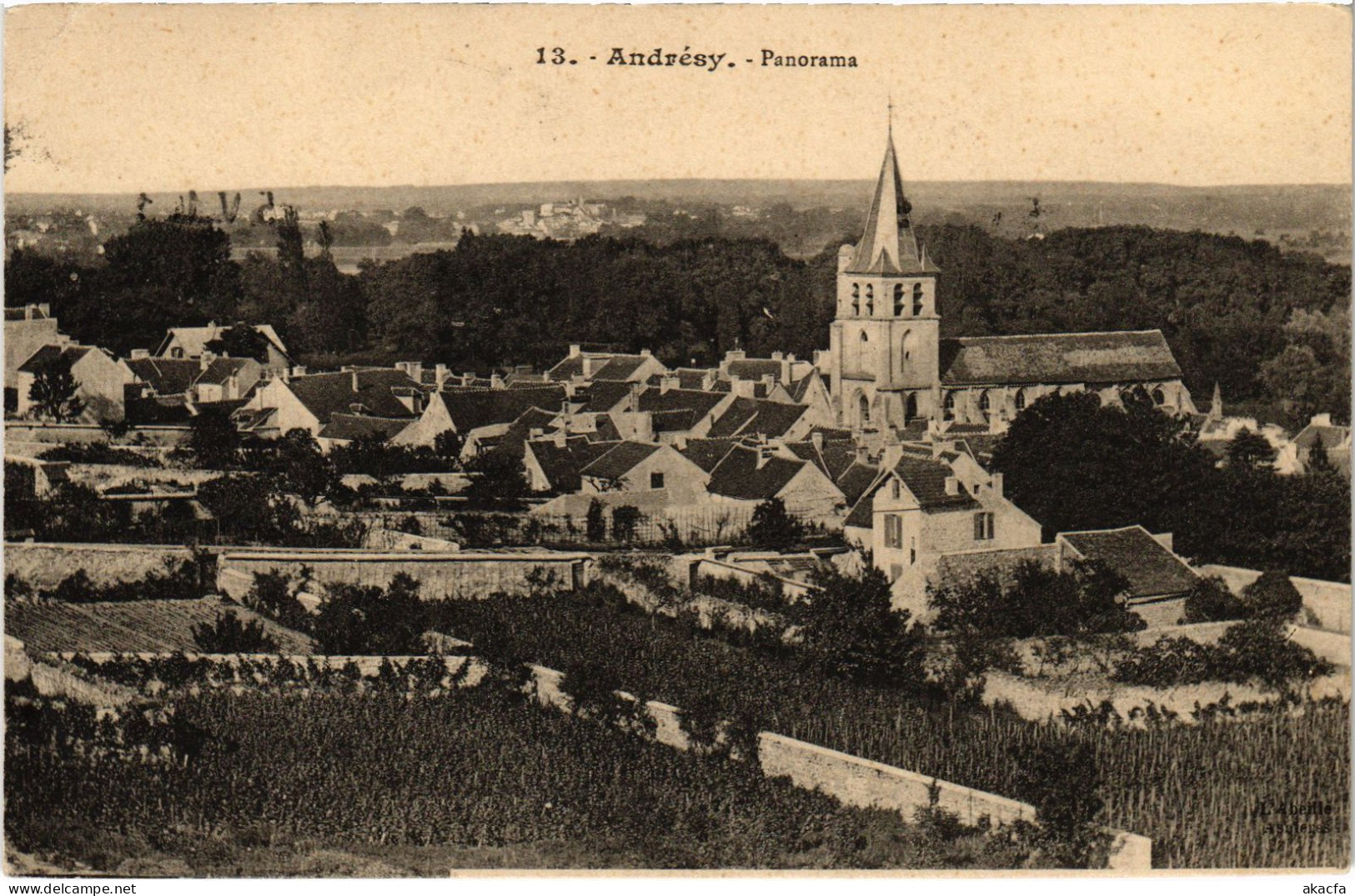 CPA ANDRESY Vue Generale (1412468)