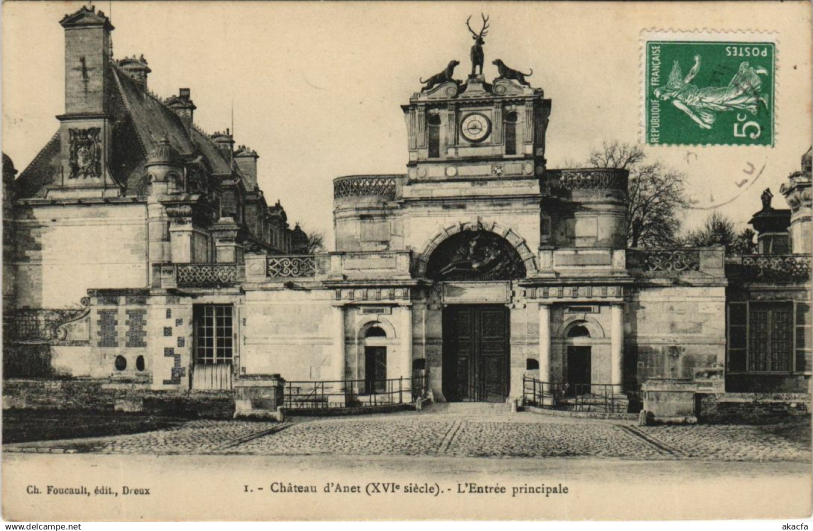 CPA ANET Chateau d'Anet - L'Entree Princiaple (1202207)