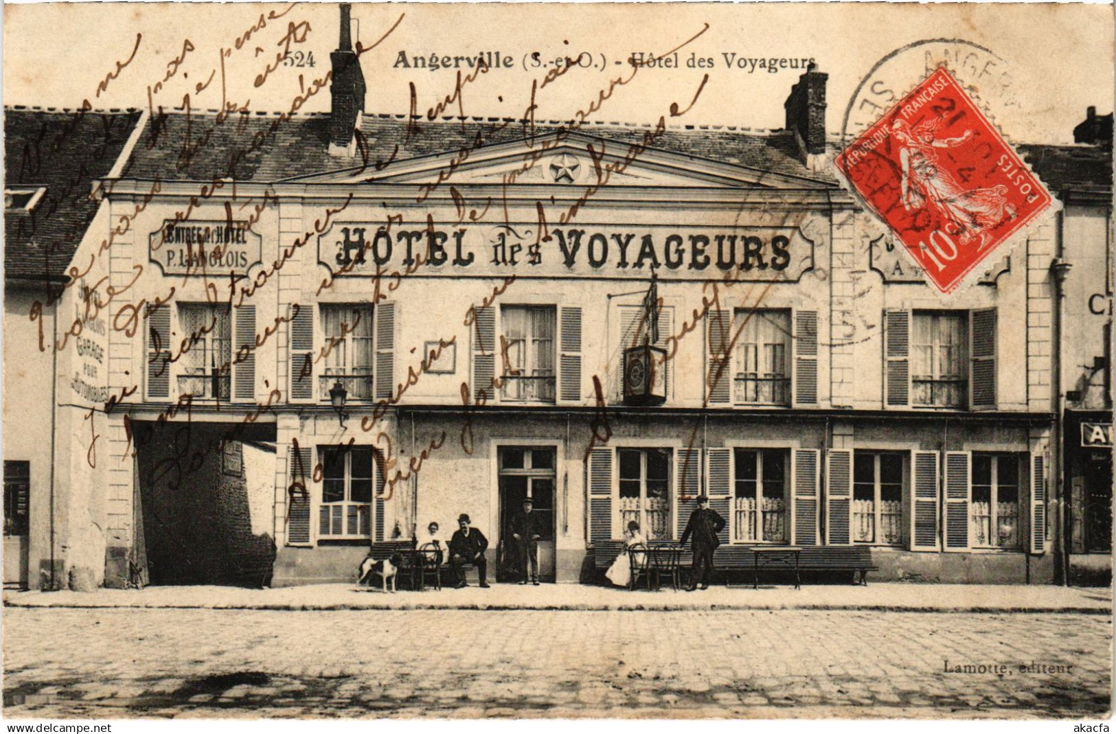 CPA Angerville Hotel des Voyageurs (1391948)