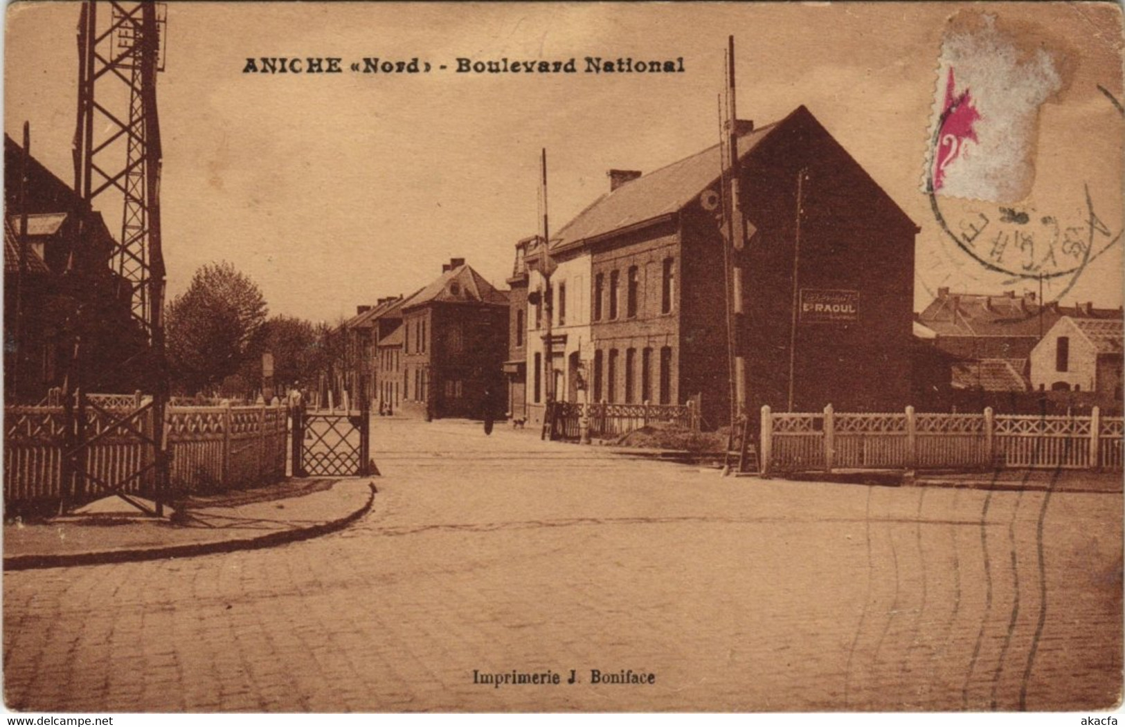 CPA ANICHE - Boulevard National (142101)