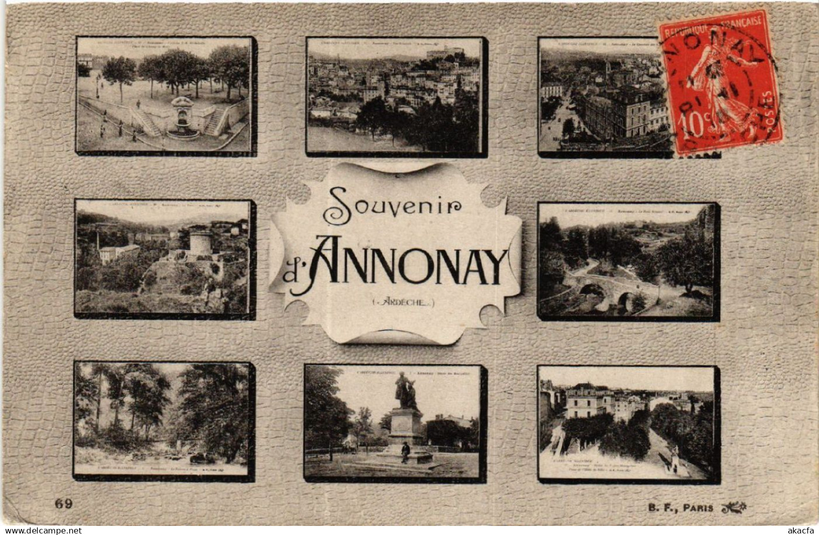 CPA ANNONAY - Souvenir d'ANNONAY - Scenes (484702)