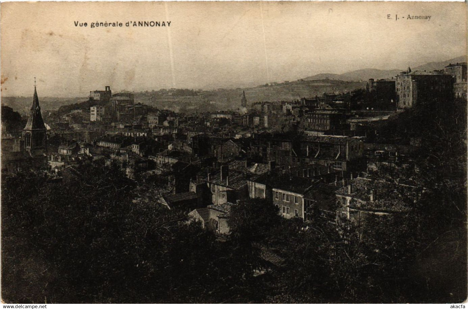 CPA ANNONAY - Vue générale d'ANNONAY (484689)