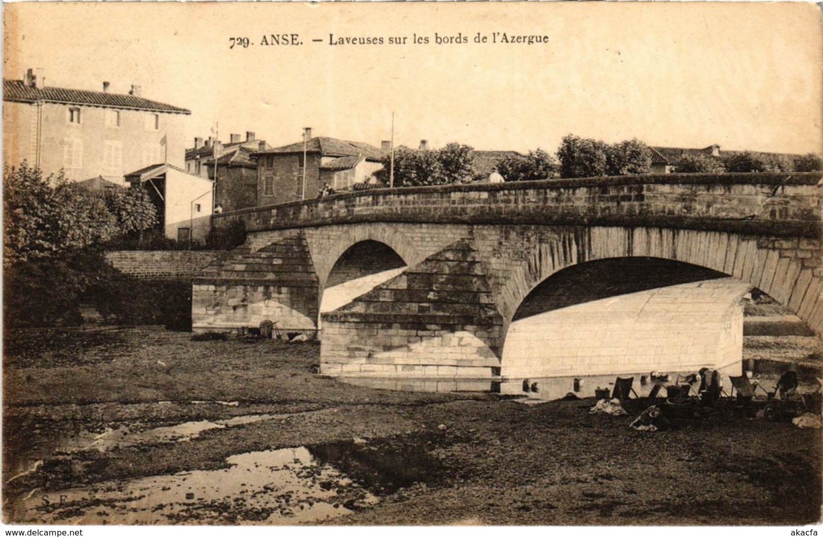 CPA Anse - Laveuses sur les Bords de l'Azergue (1036537)