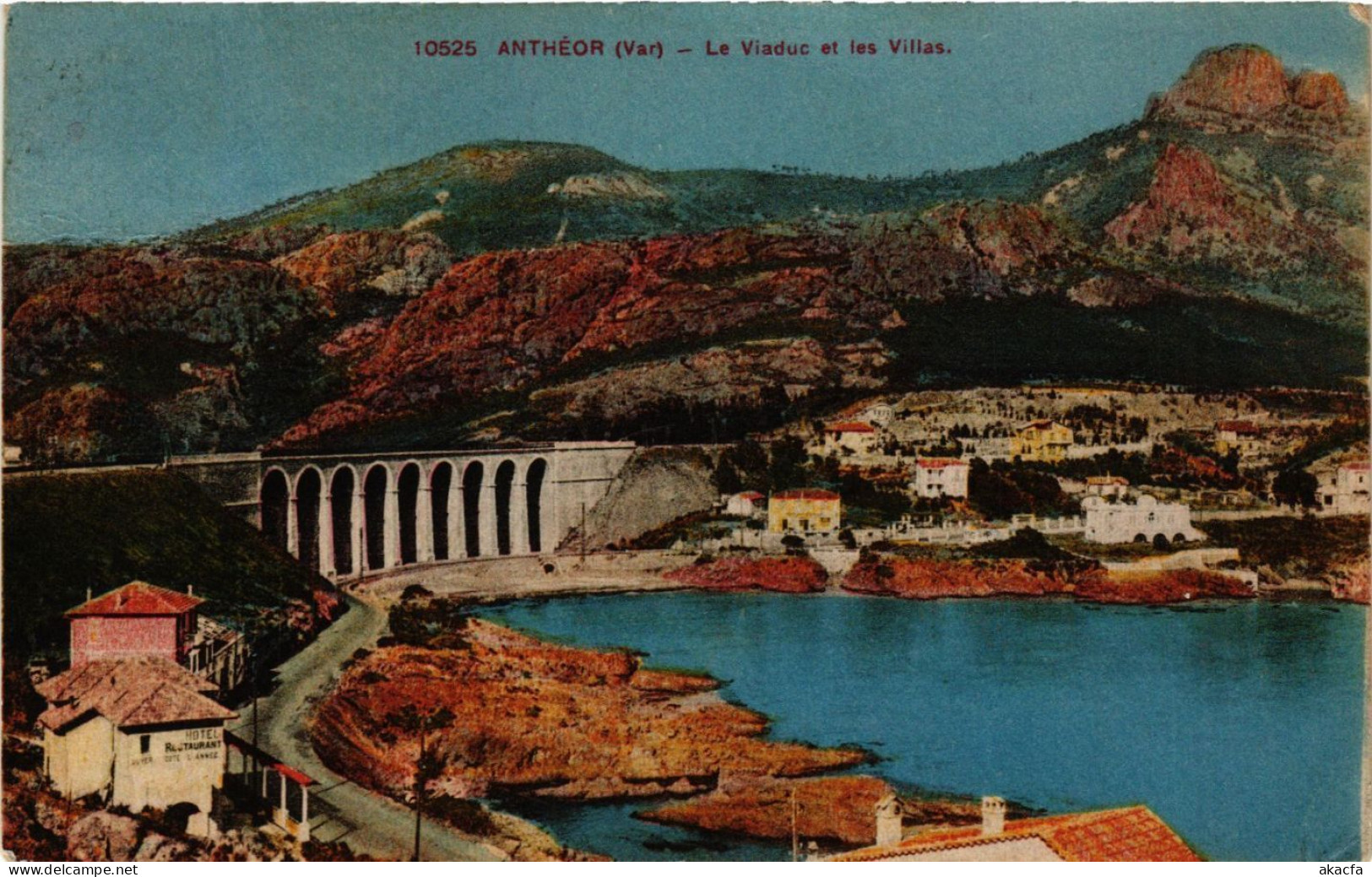 CPA ANTHEOR - Le Viaduc et les Villas (275563)