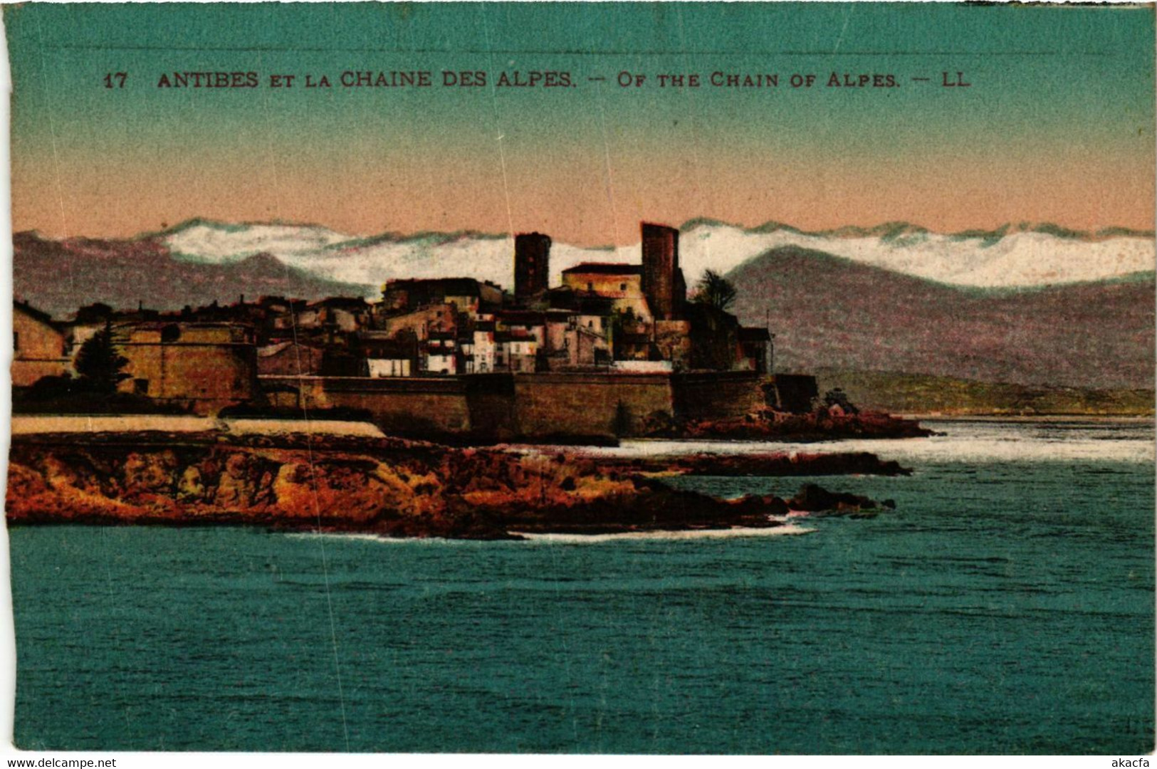 CPA ANTIBES - ANTIBES et la Chaine des Alpes (639536)