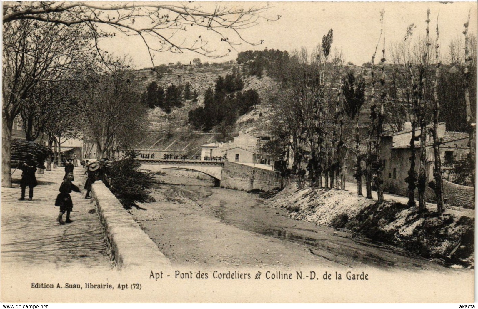 CPA APT - Pont des Cordeiters et Colline N.-D. de la Garde (293435)