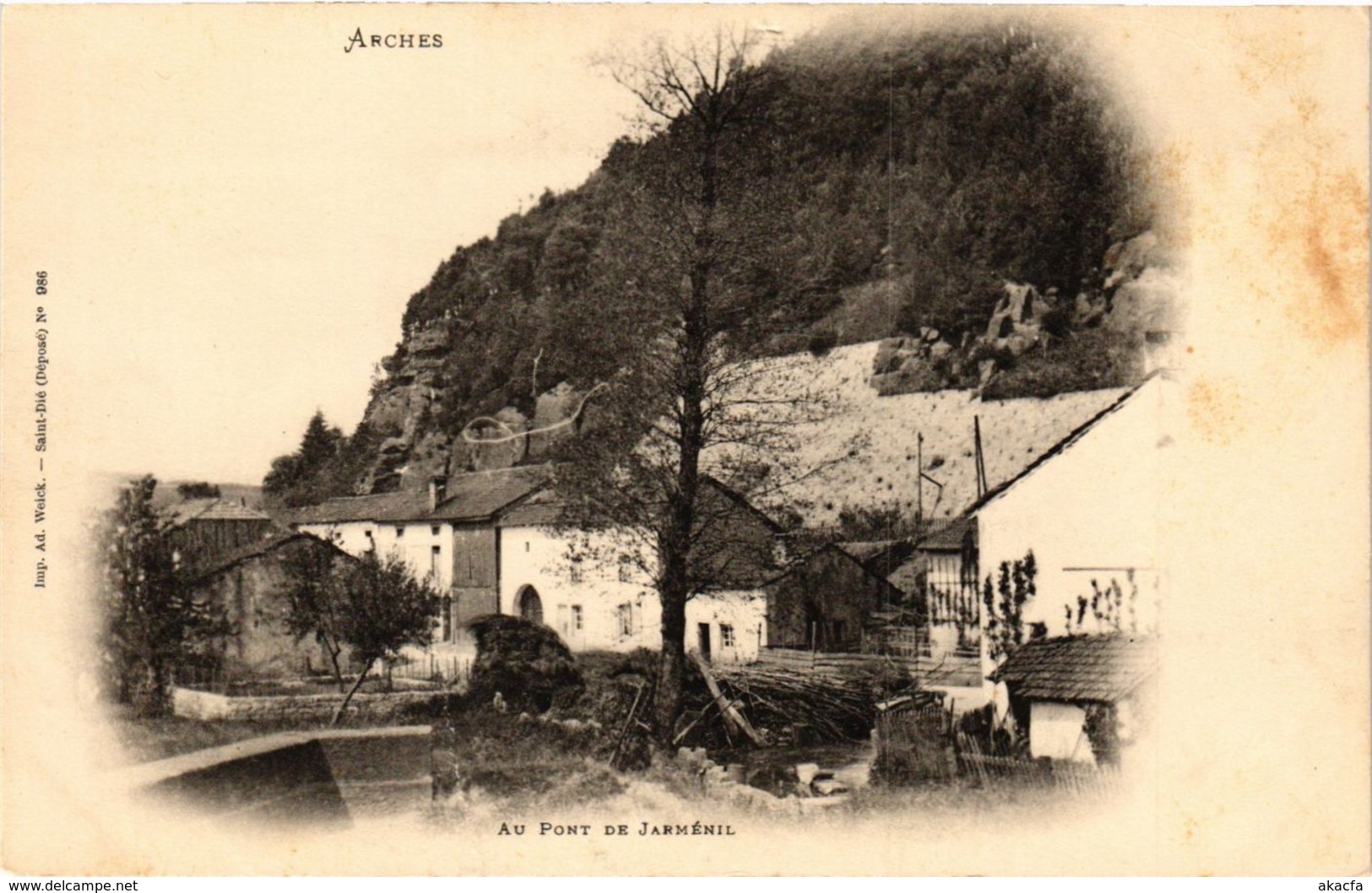 CPA ARCHES - Au pont de Jarmenil (279392)