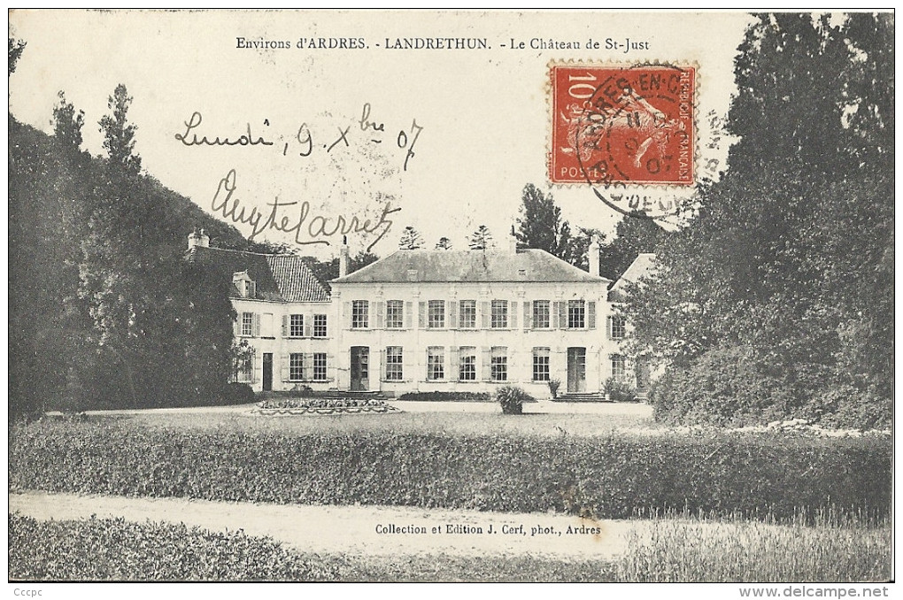 CPA Ardres en Calaisis - Landrethun - Château de St Just