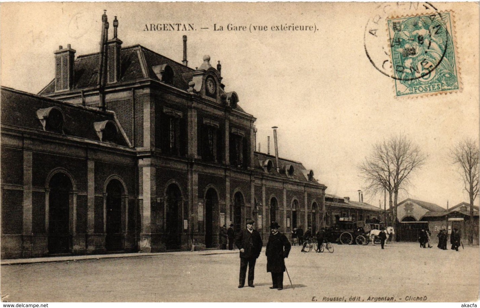 CPA ARGENTAN - La Gare (259078)