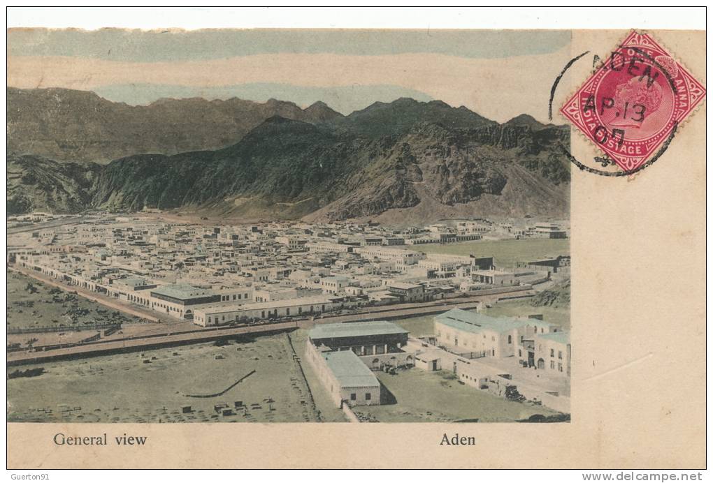 ( CPA ASIE )  YÉMEN  /  ADEN  -  Général view  -