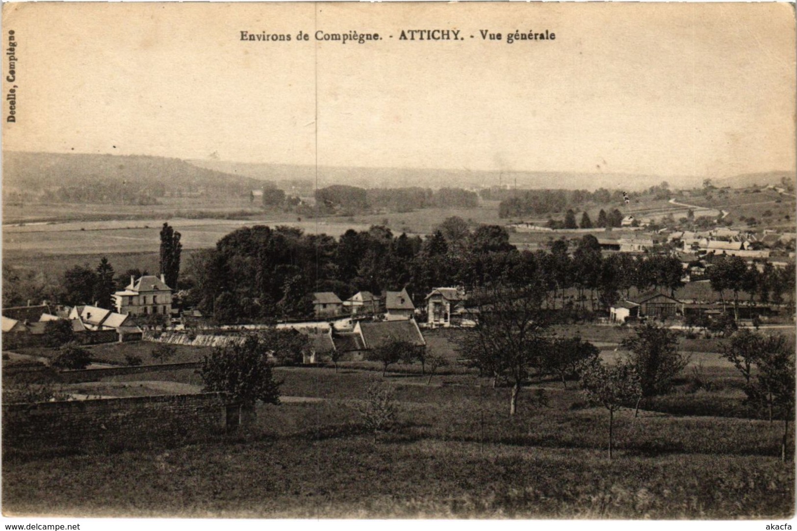 CPA Attichy - Vue Generale - Environs de Compiegne (1032578)