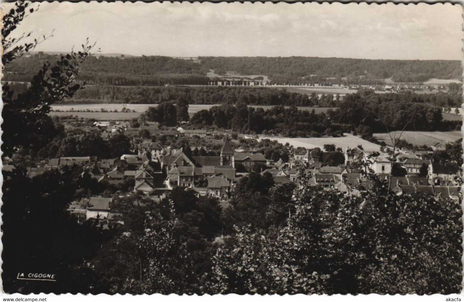 CPA ATTICHY Vue sur la Vallée de l'Alsne (130521)