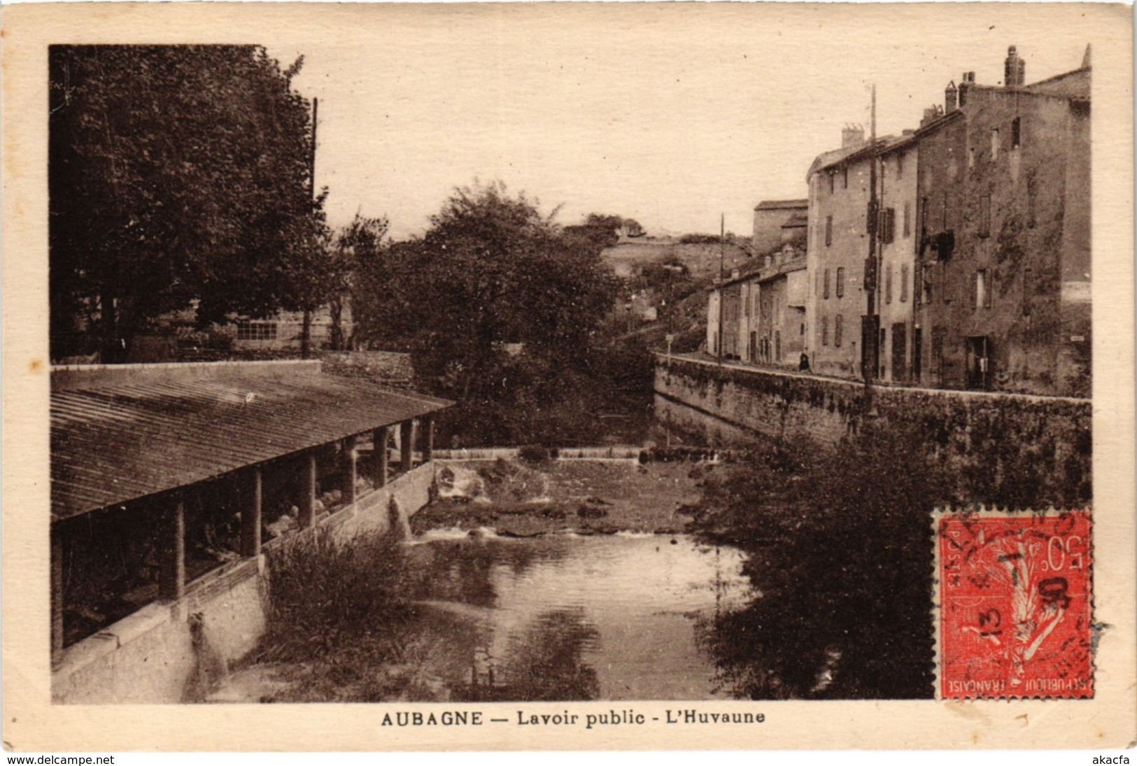 CPA AUBAGNE Lavoir public L'Huvanue (986388)