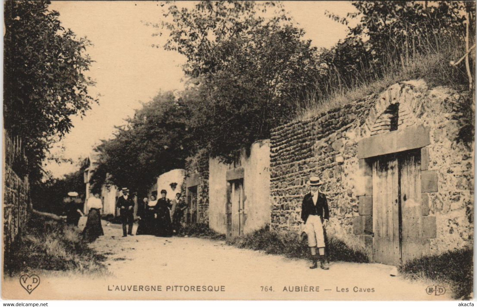 CPA AUBIERE Les Caves (1254502)