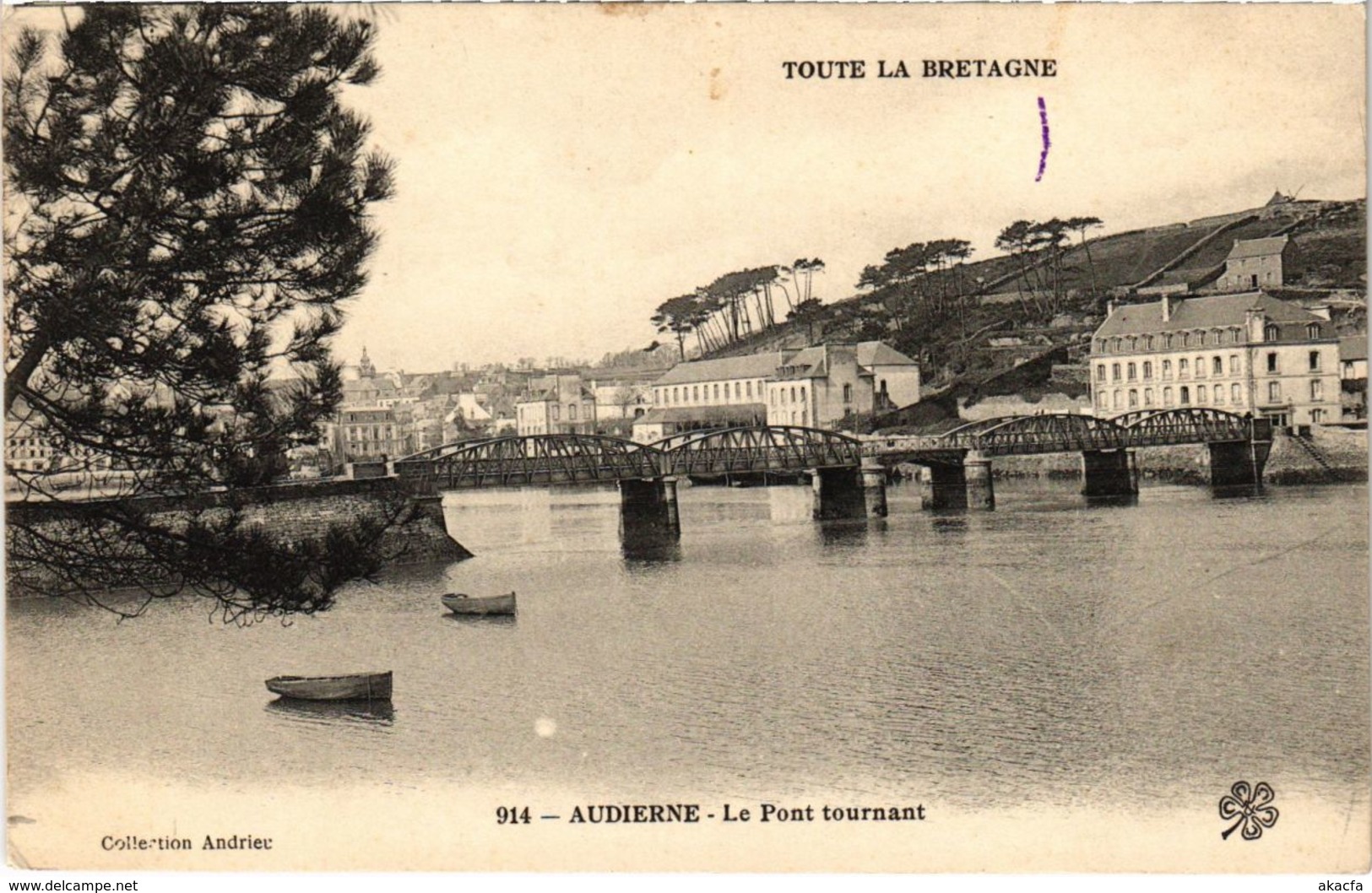 CPA Audierne- Le Pont tournant FRANCE (1025508)