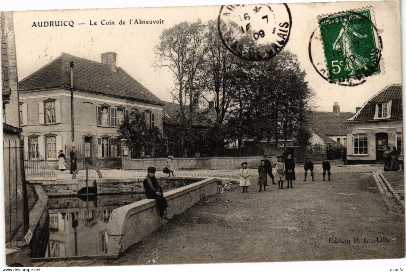 CPA AUDRUICQ - Le Coin de l'Abreuvoir (267806)