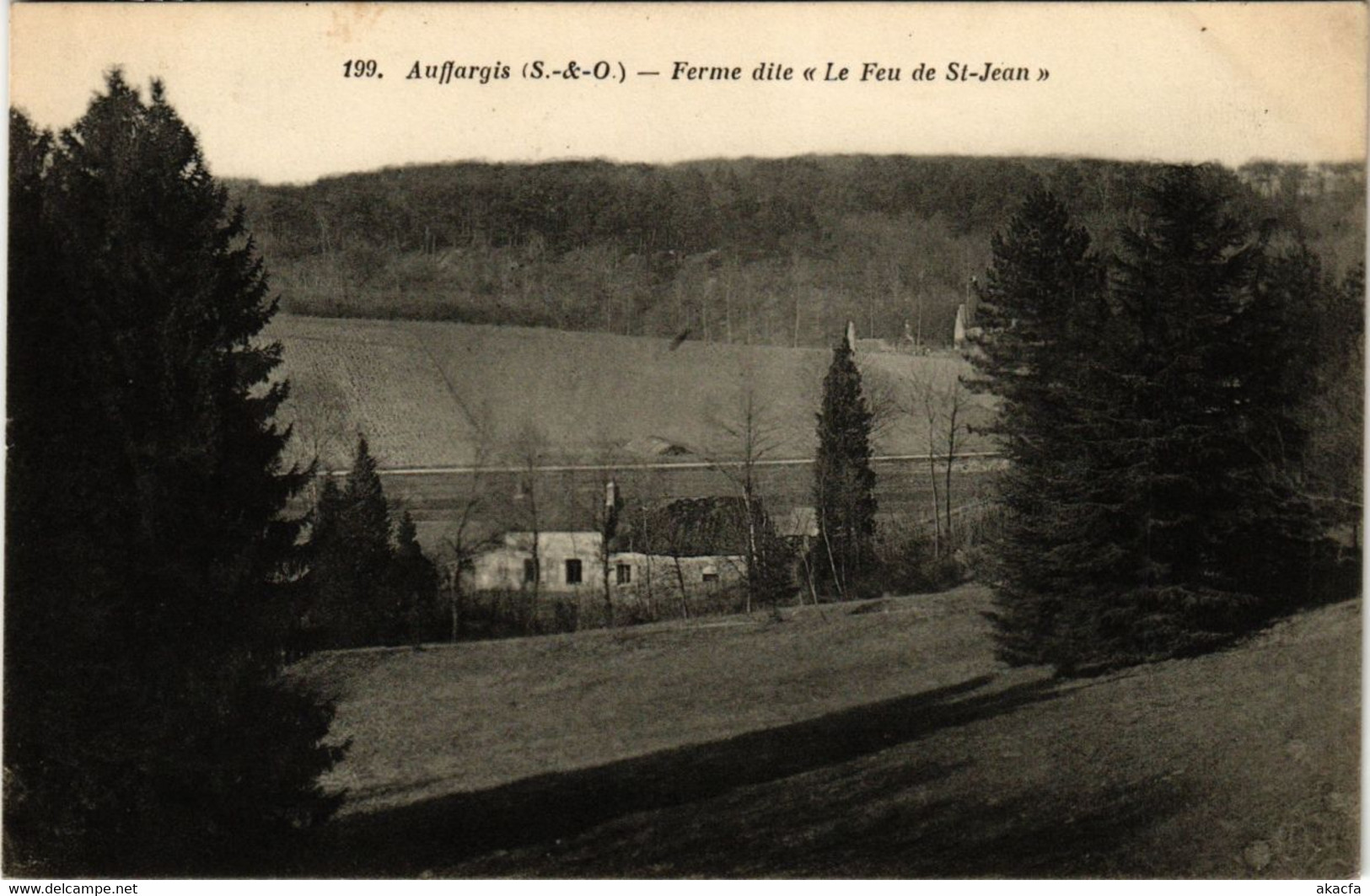 CPA AUFFARGIS - Ferme dite Le Feu de St-JEAN (246922)