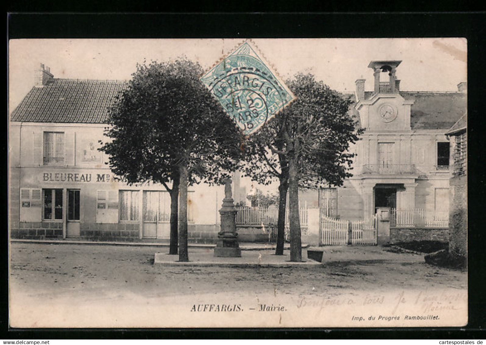 CPA Auffargis, Mairie