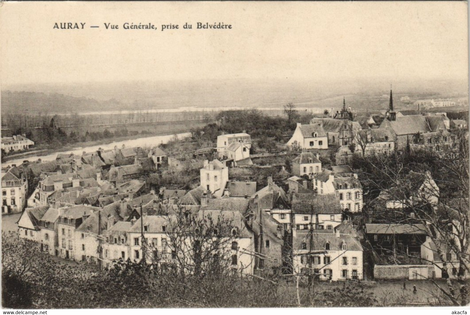 CPA AURAY vue générale (144988)