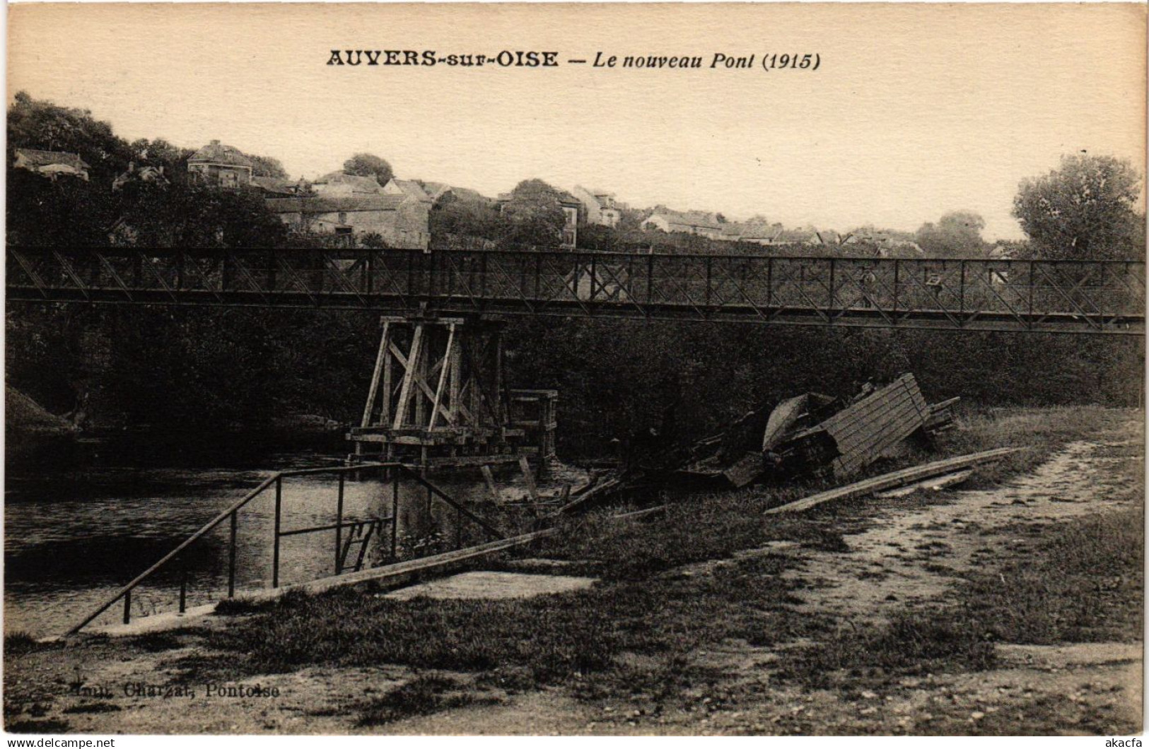 CPA Auvers-sur-Oise -Le nouveau Pont (1915) (290245)