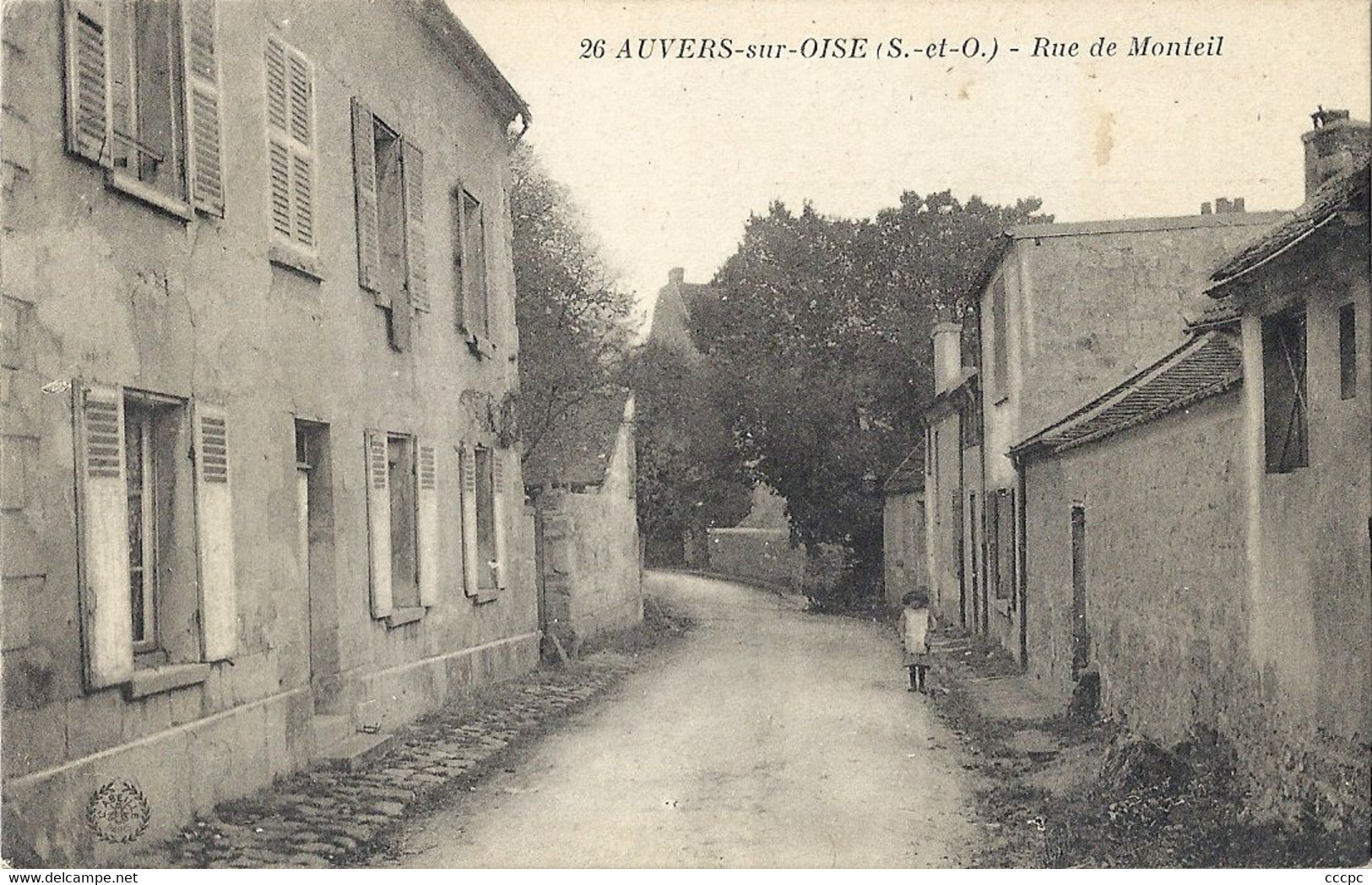 CPA Auvers-sur-Oise Rue de Monteil