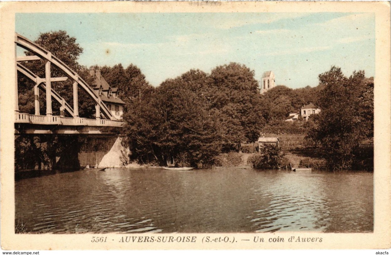 CPA AUVERS-sur-OISE - Un coin d'Auvers (107874)