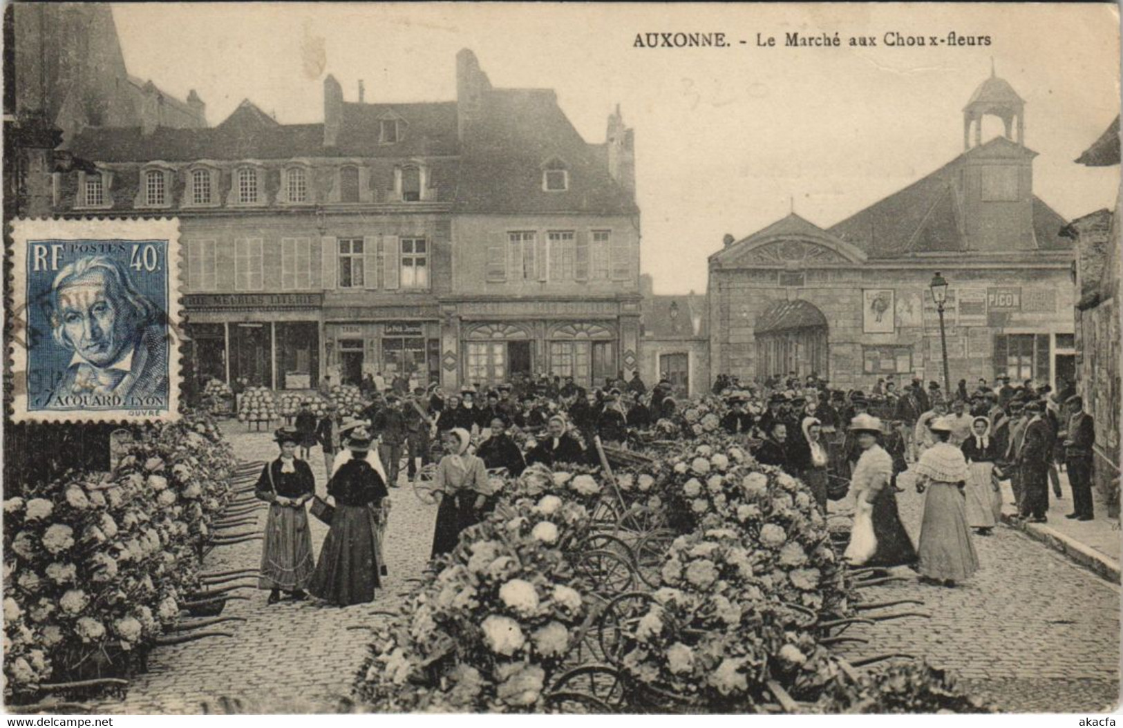 CPA AUXONNE - Le Marché aux choux-fleurs (47524)