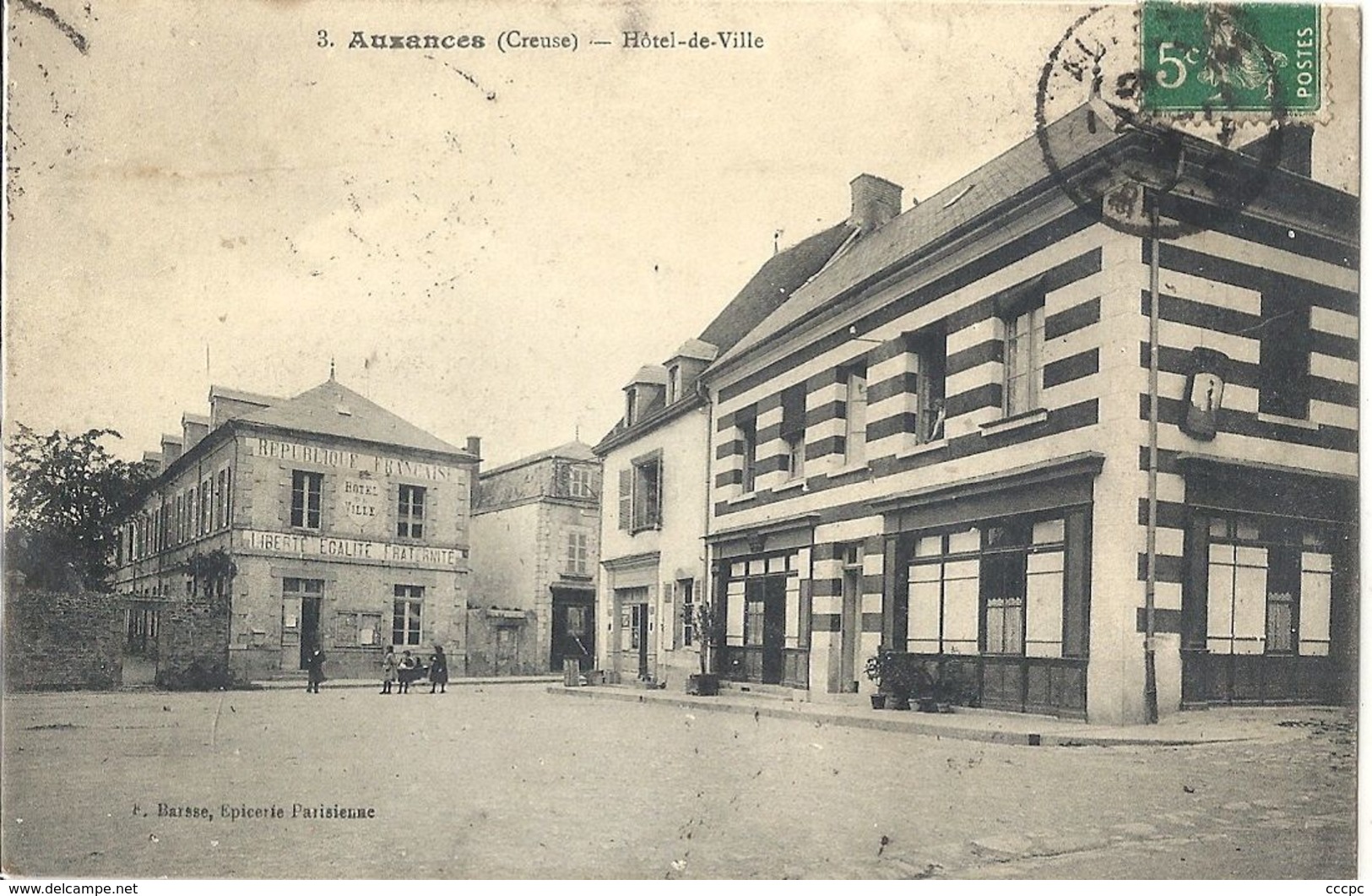 CPA Auzances Hôtel-de-Ville