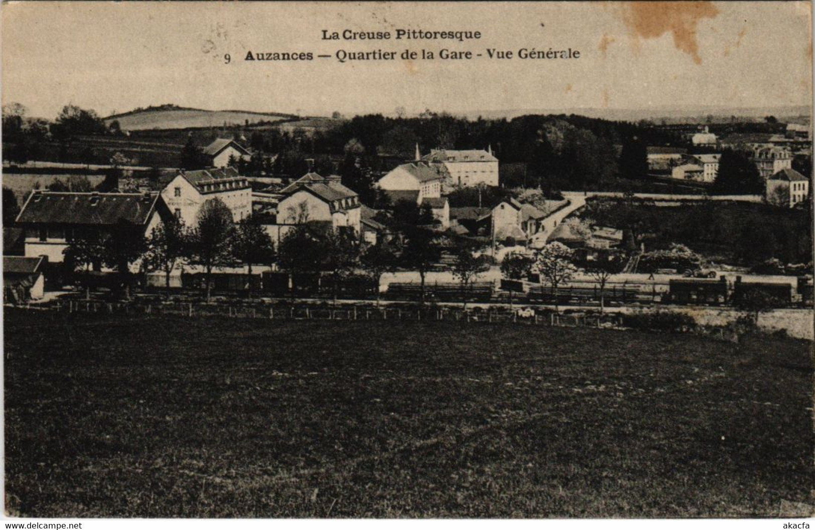 CPA Auzances Quartier de la Gare FRANCE (1050550)