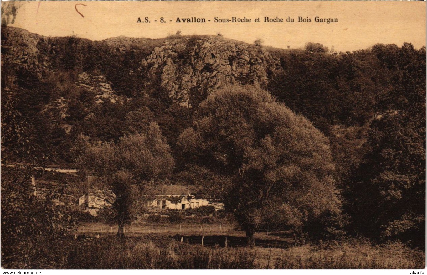 CPA AVALLON - Sous-Roche et Roche du Bois Gargan (108565)