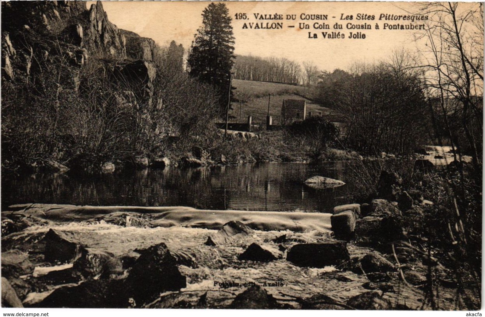 CPA AVALLON - Un coin du COUSIN (108555)