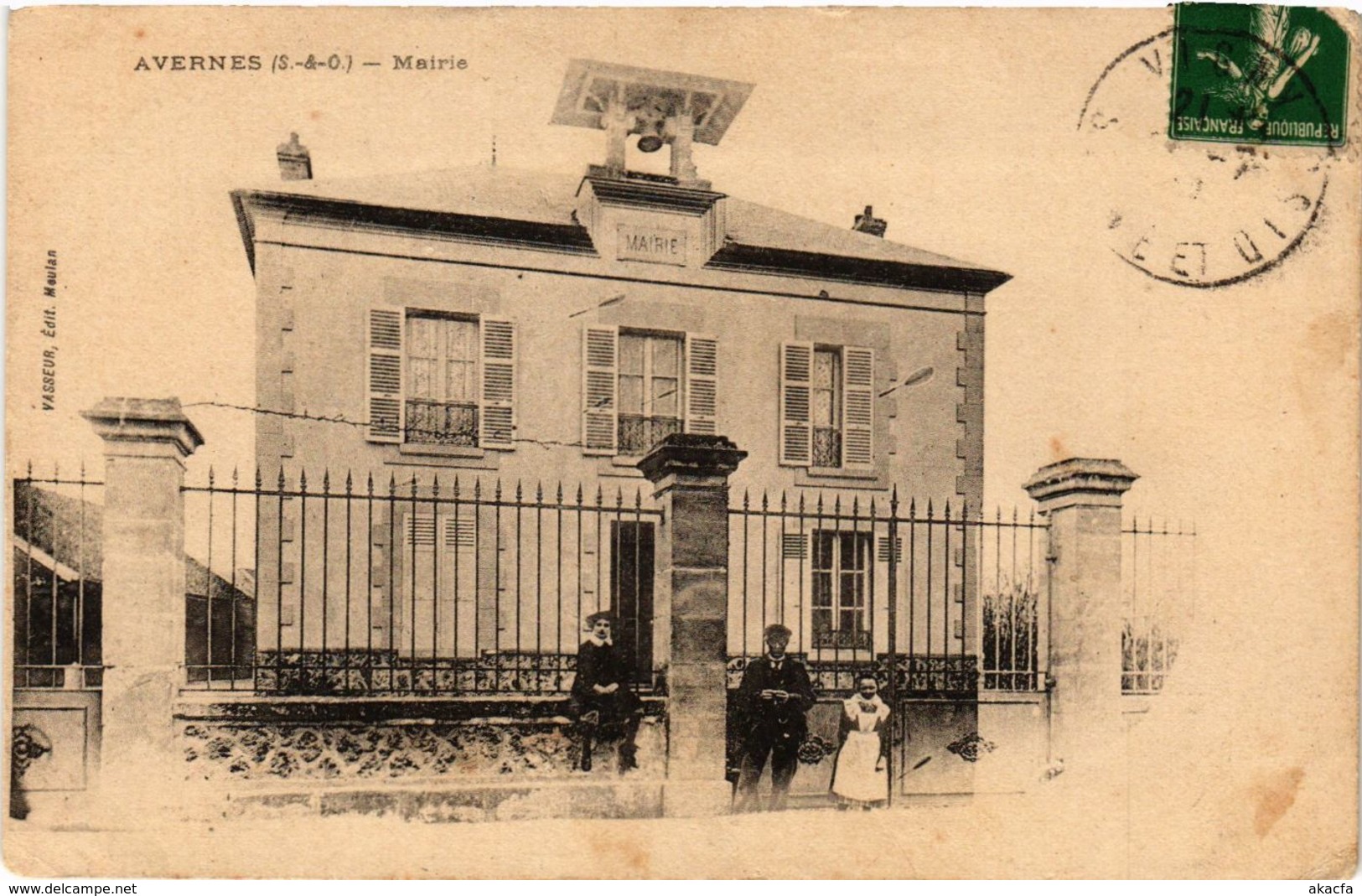 CPA AVERNES (S.-&-O.) - Mairie (290890)