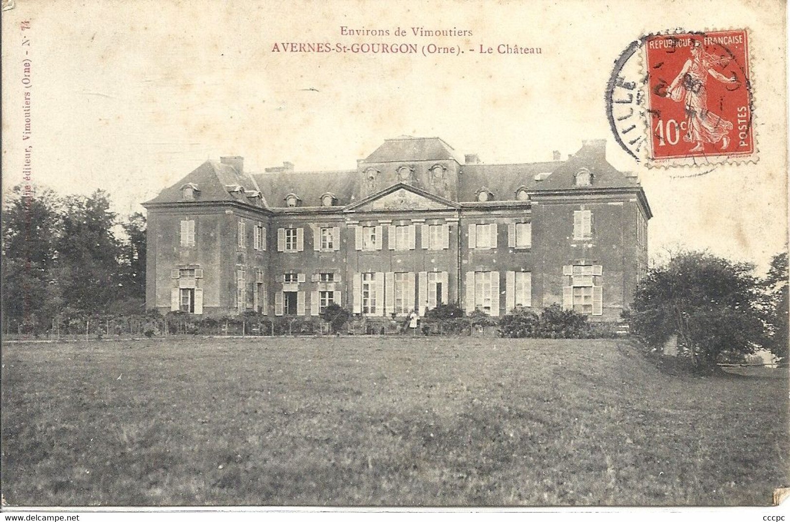 CPA Avernes-St-Gourgon Le Château