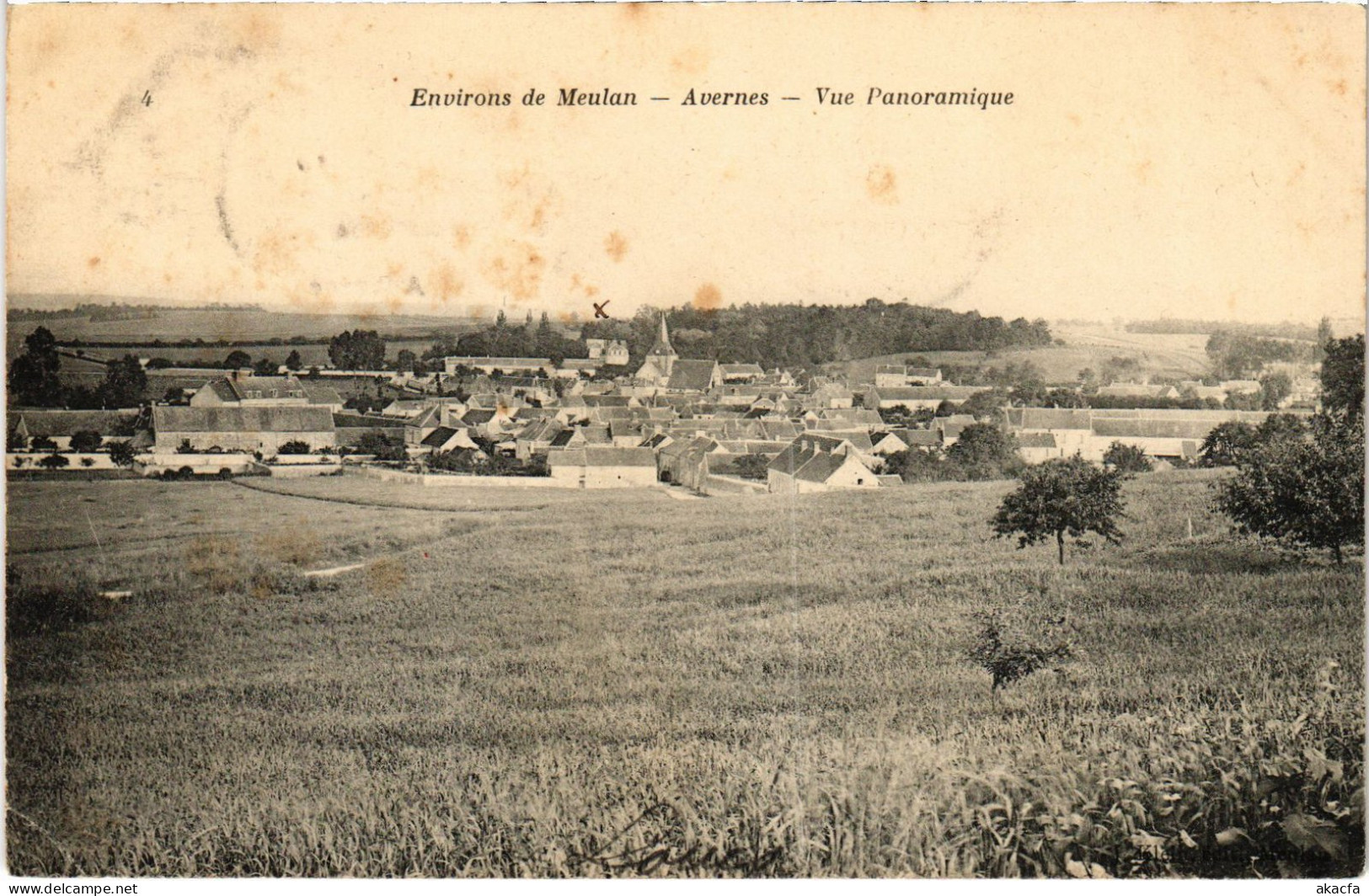 CPA Avernes Vue Panoramique FRANCE (1309326)