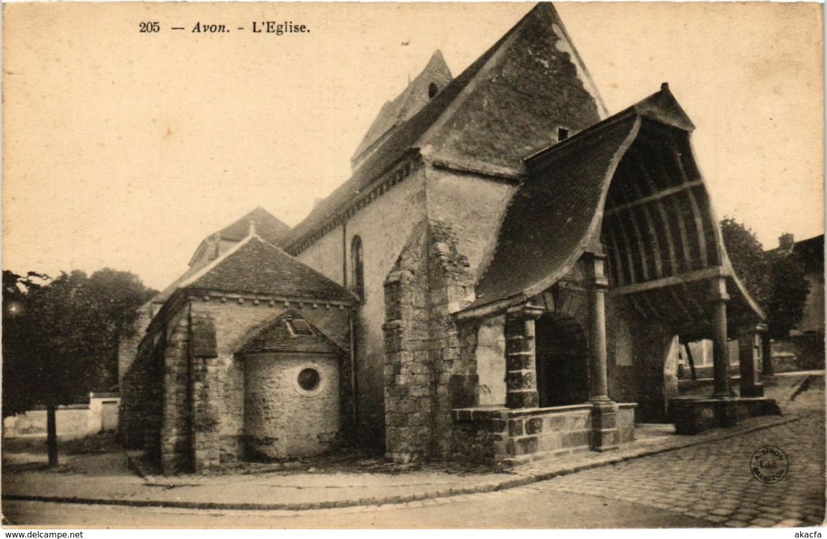 CPA AVON - L'Église (166612)