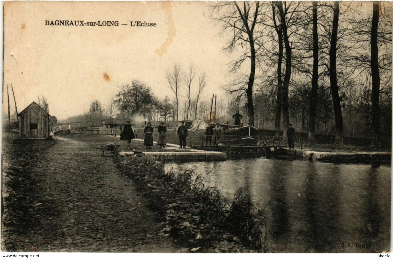 CPA Bagneaux-sur-LOING - L'Ecluse (292472)