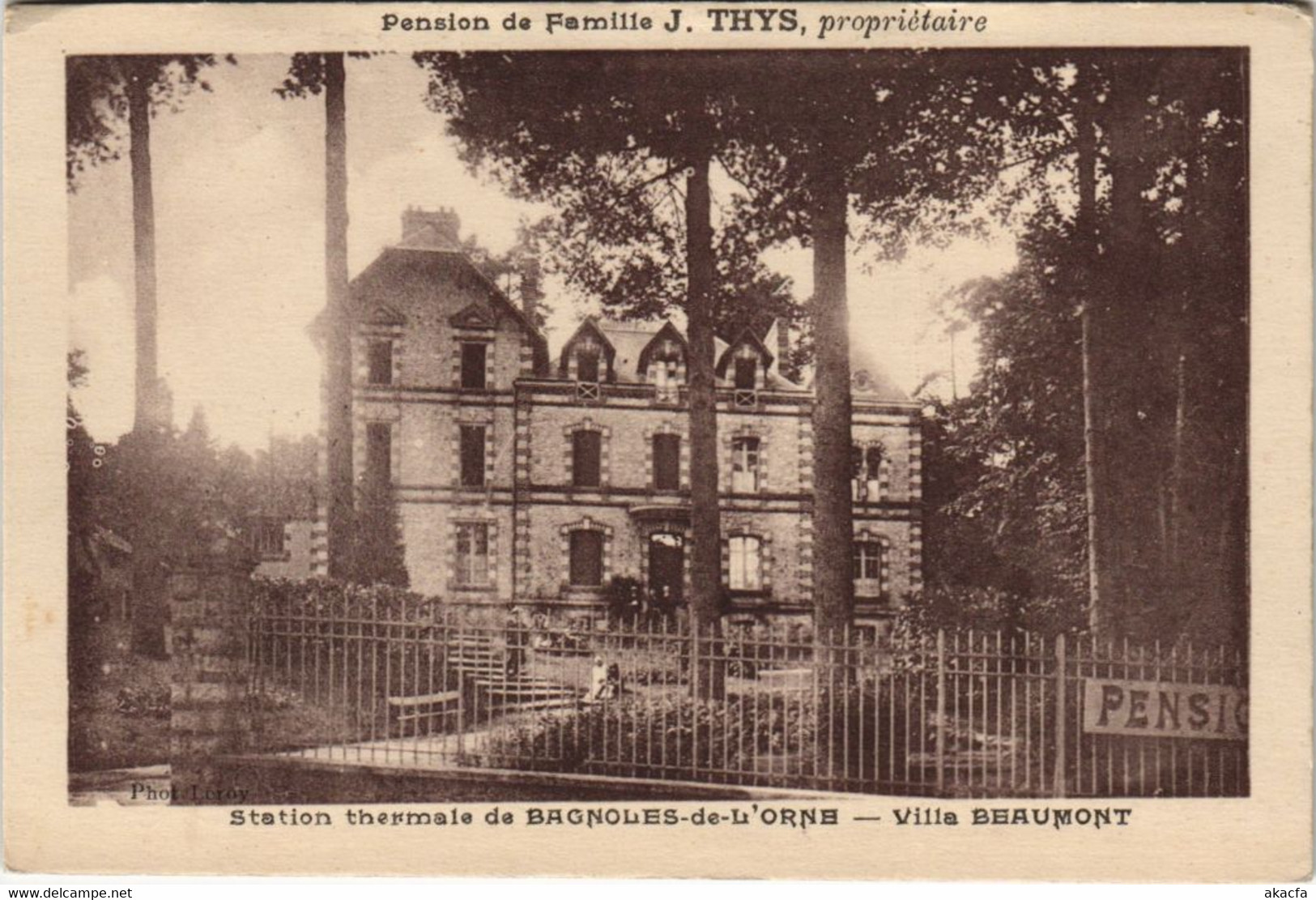 CPA BAGNOLES-de-l'ORNE-Villa Beaumont (29890)