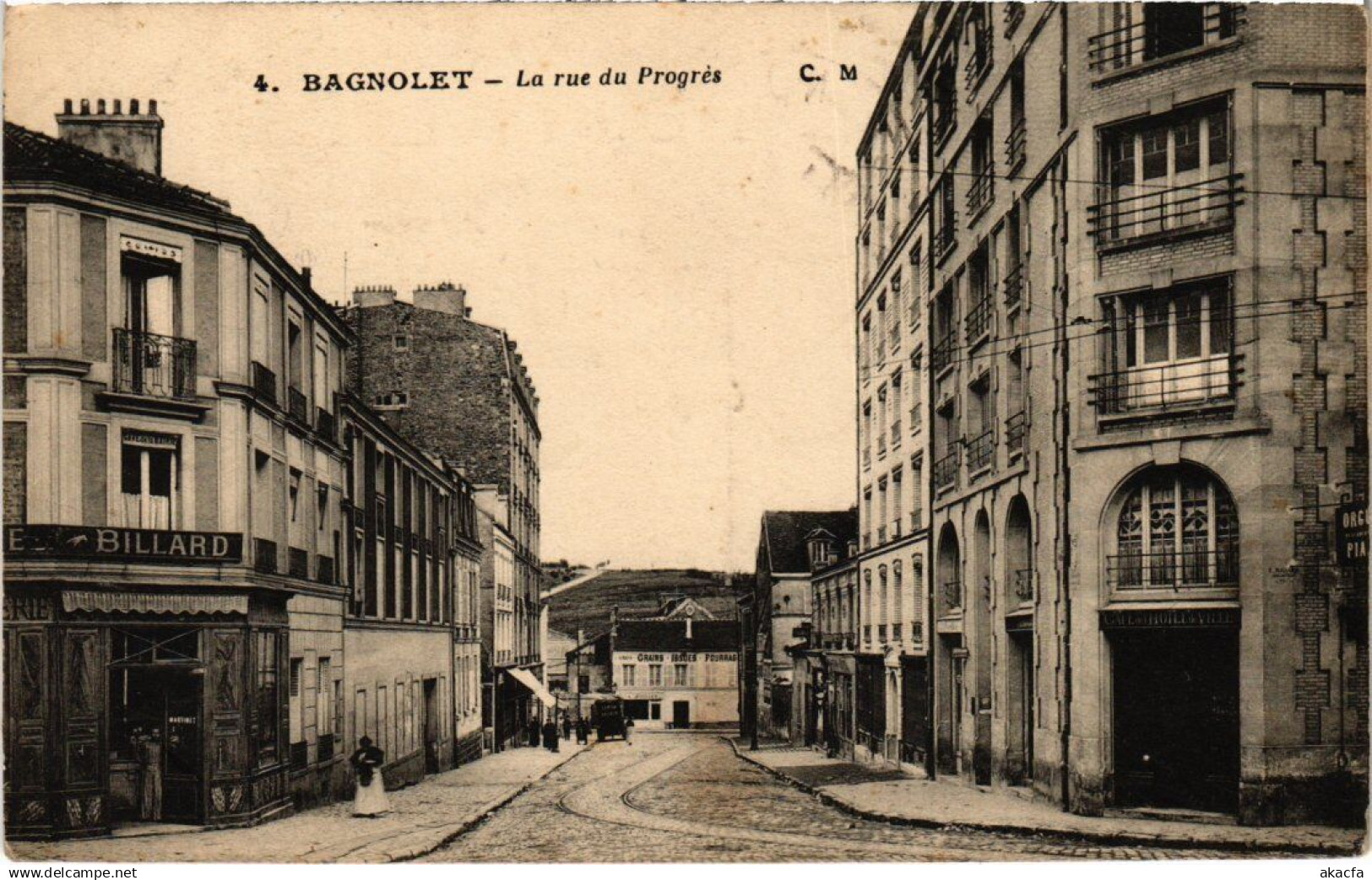 CPA BAGNOLET Rue du Progres (1353073)