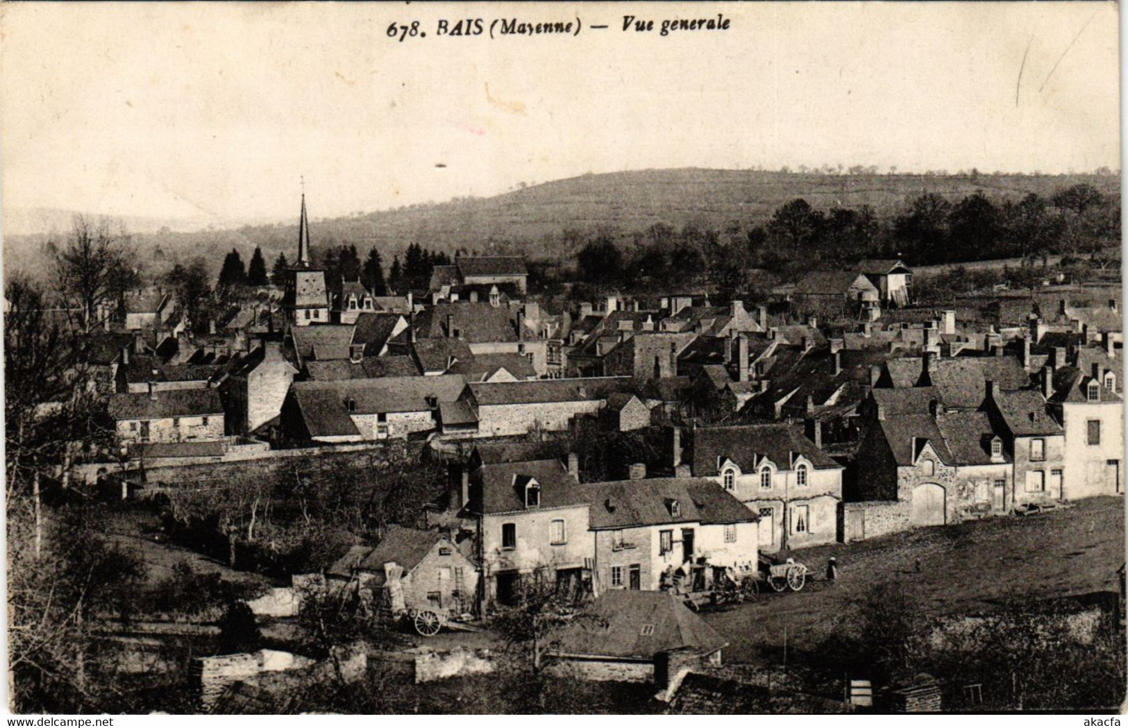 CPA BAIS-MAYENNE-Vue generale (420447)