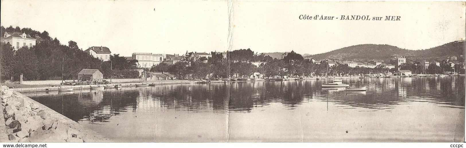 CPA Bandol carte panoramique