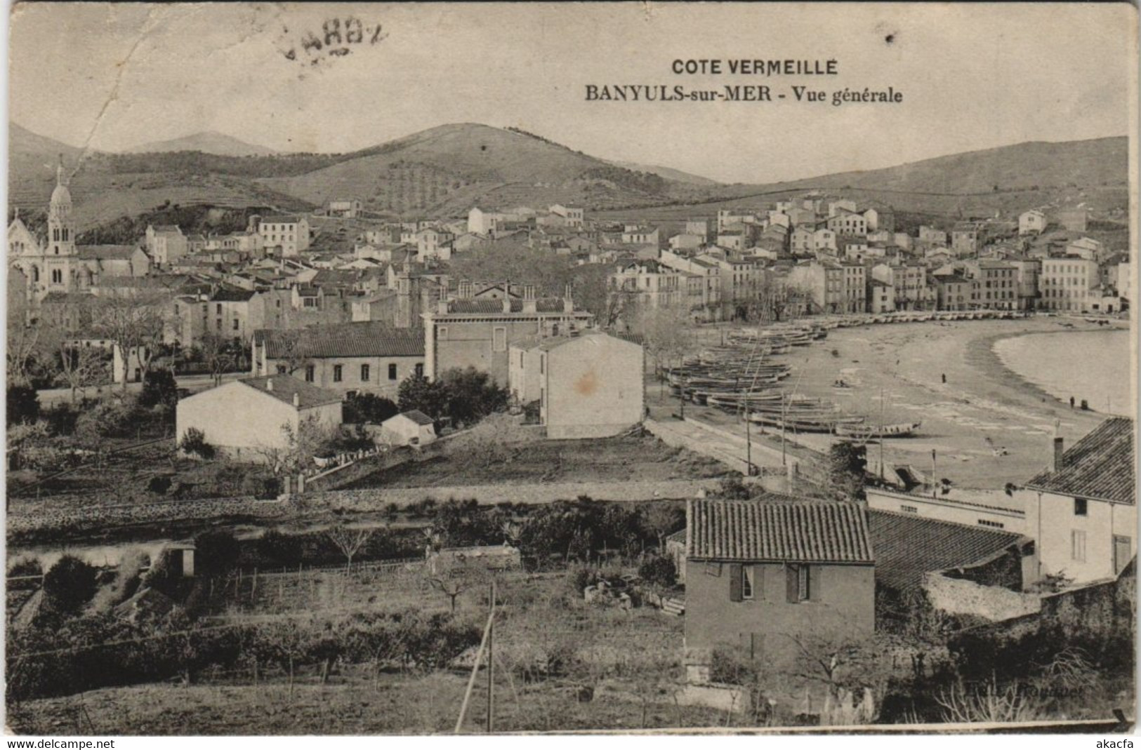 CPA BANYULS-sur-MER vue générale (144347)