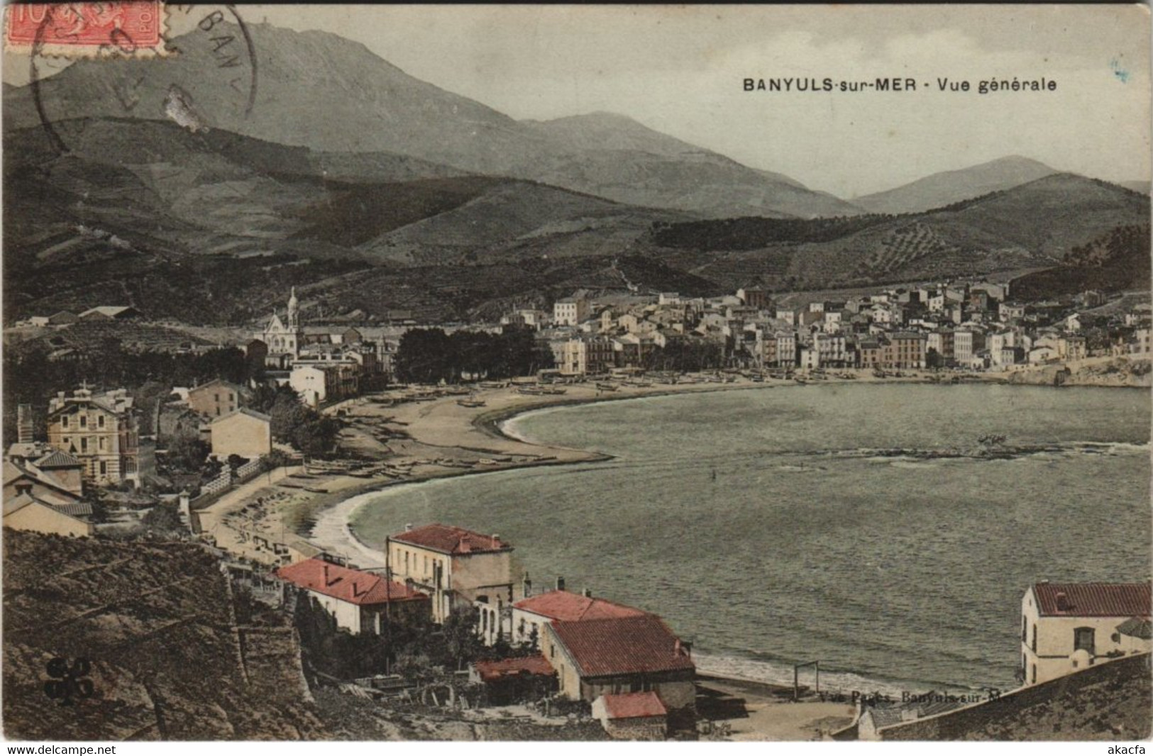 CPA BANYULS-sur-MER vue générale (144489)