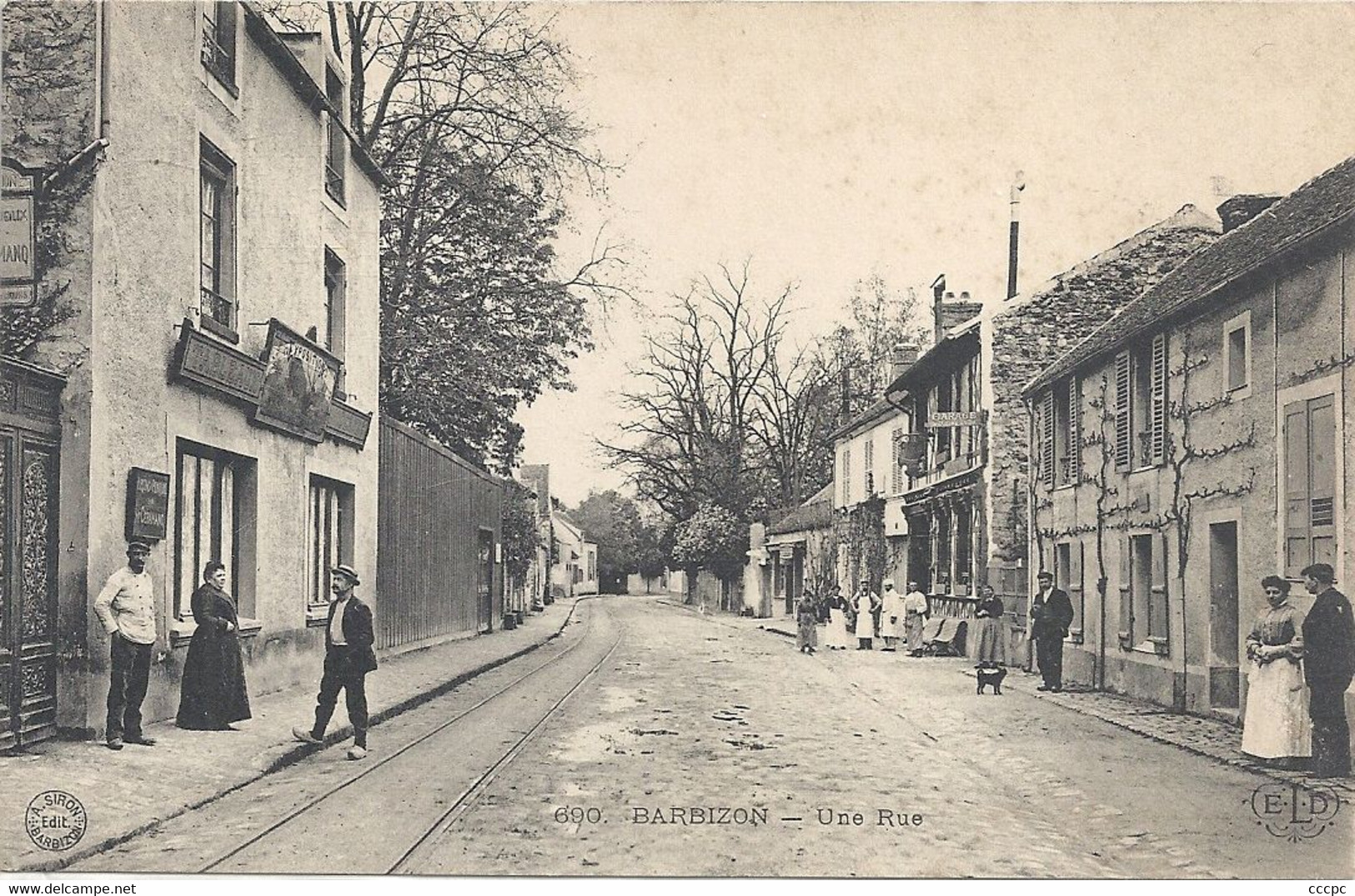 CPA Barbizon Une Rue