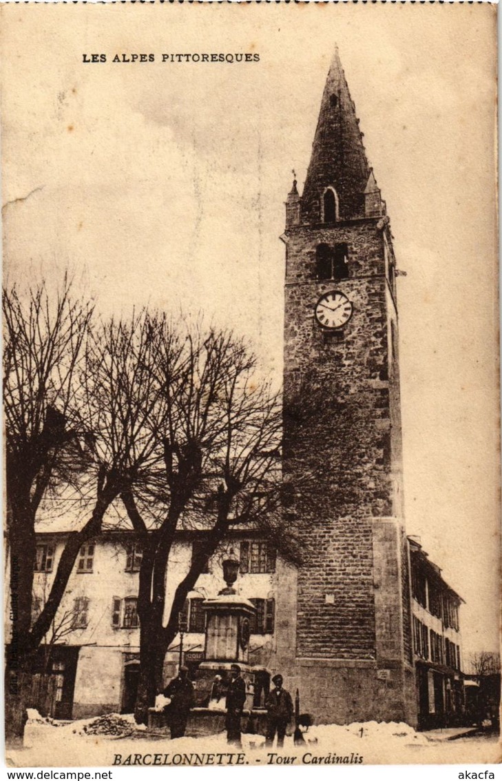 CPA Barcelonnette Tour Cardinalis (922016)