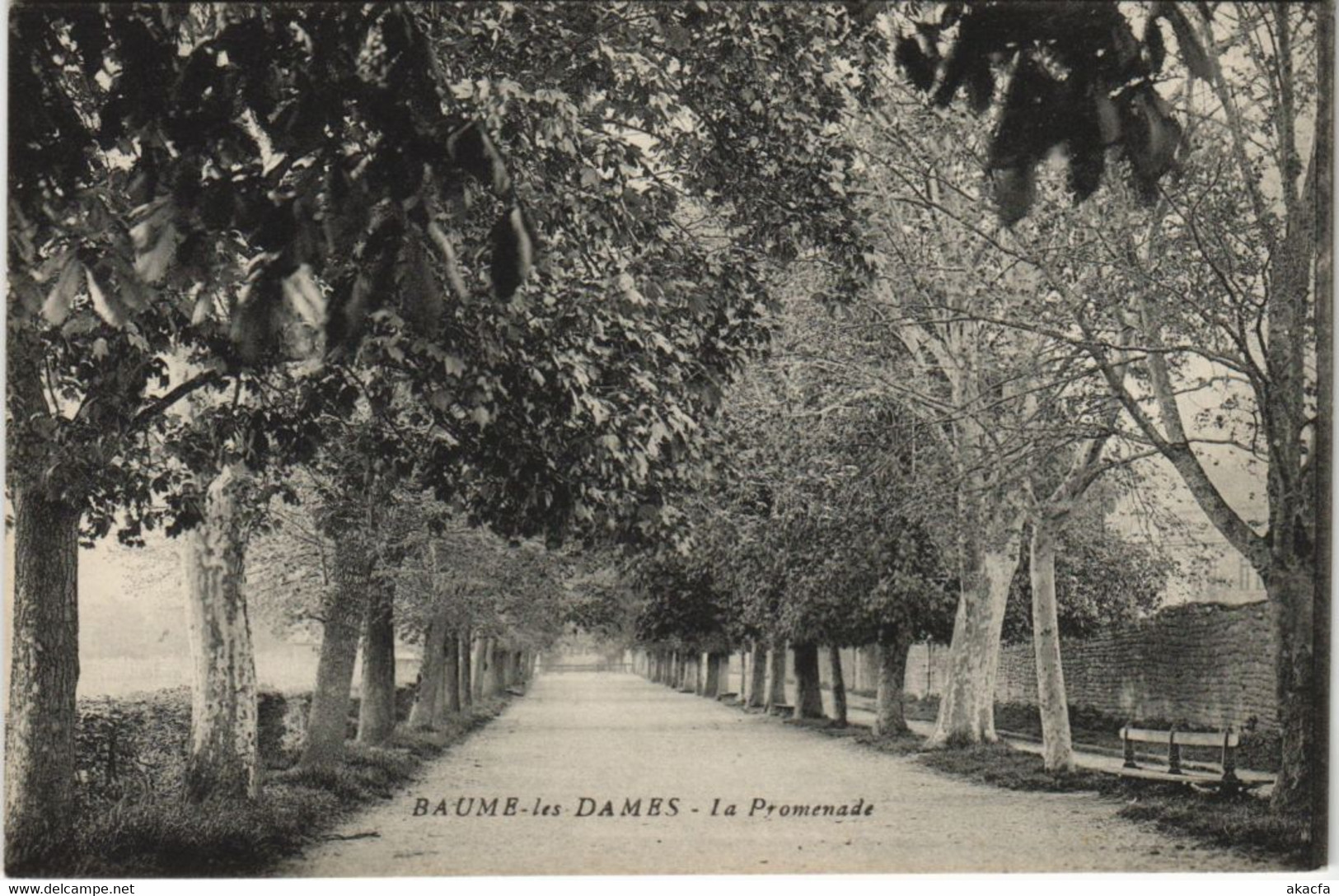 CPA BAUME-les-DAMES La Promenade (1114842)