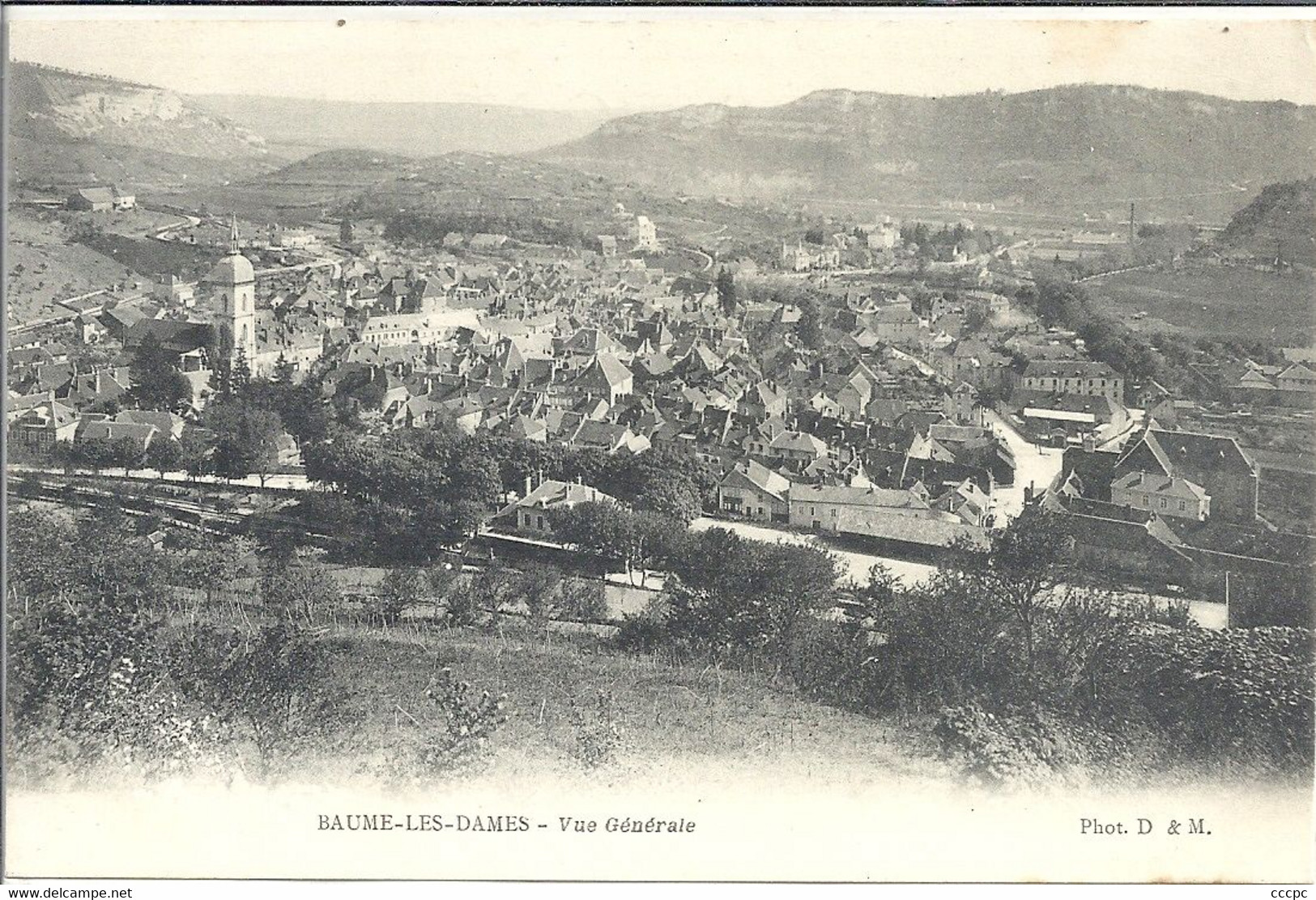 CPA Baume-les-Dames Vue générale