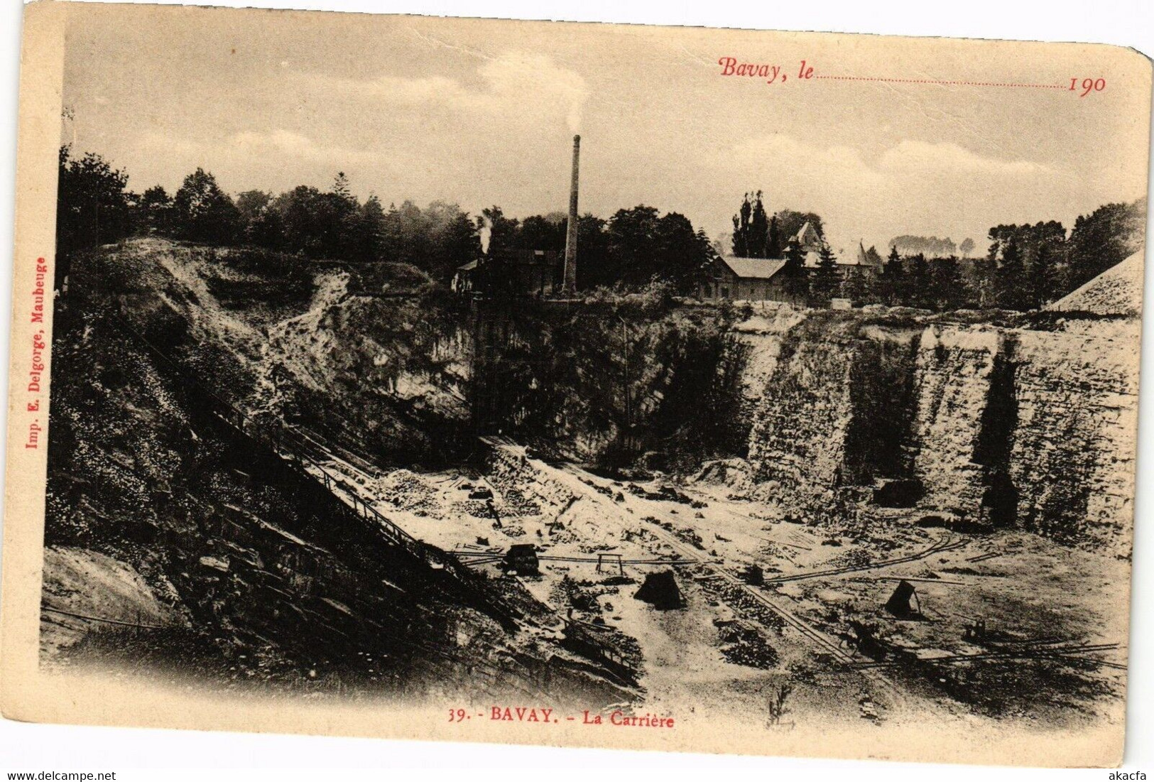 CPA BAVAY le - BAVAY - La Carriere (204789)