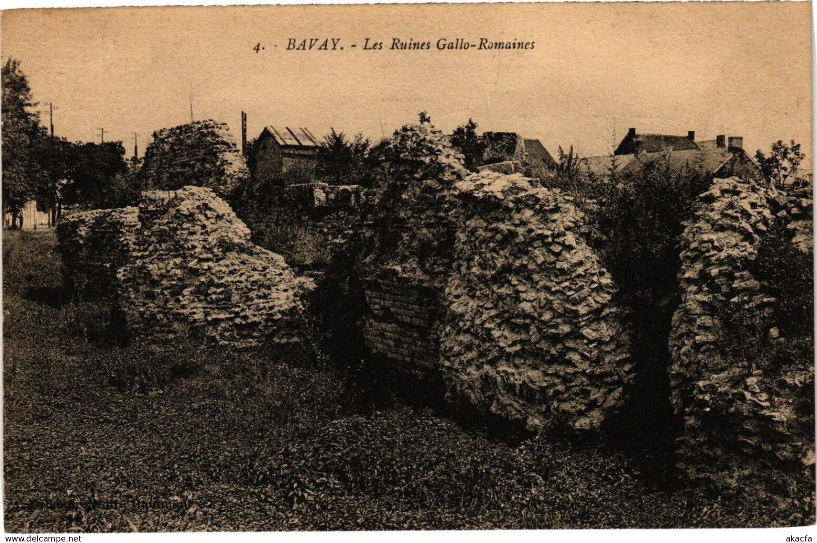 CPA BAVAY - Les Ruines Galle-Romaines (204788)