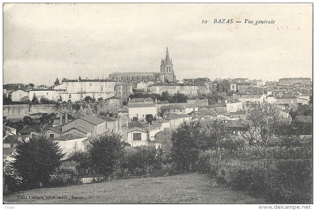 CPA Bazas  vue générale