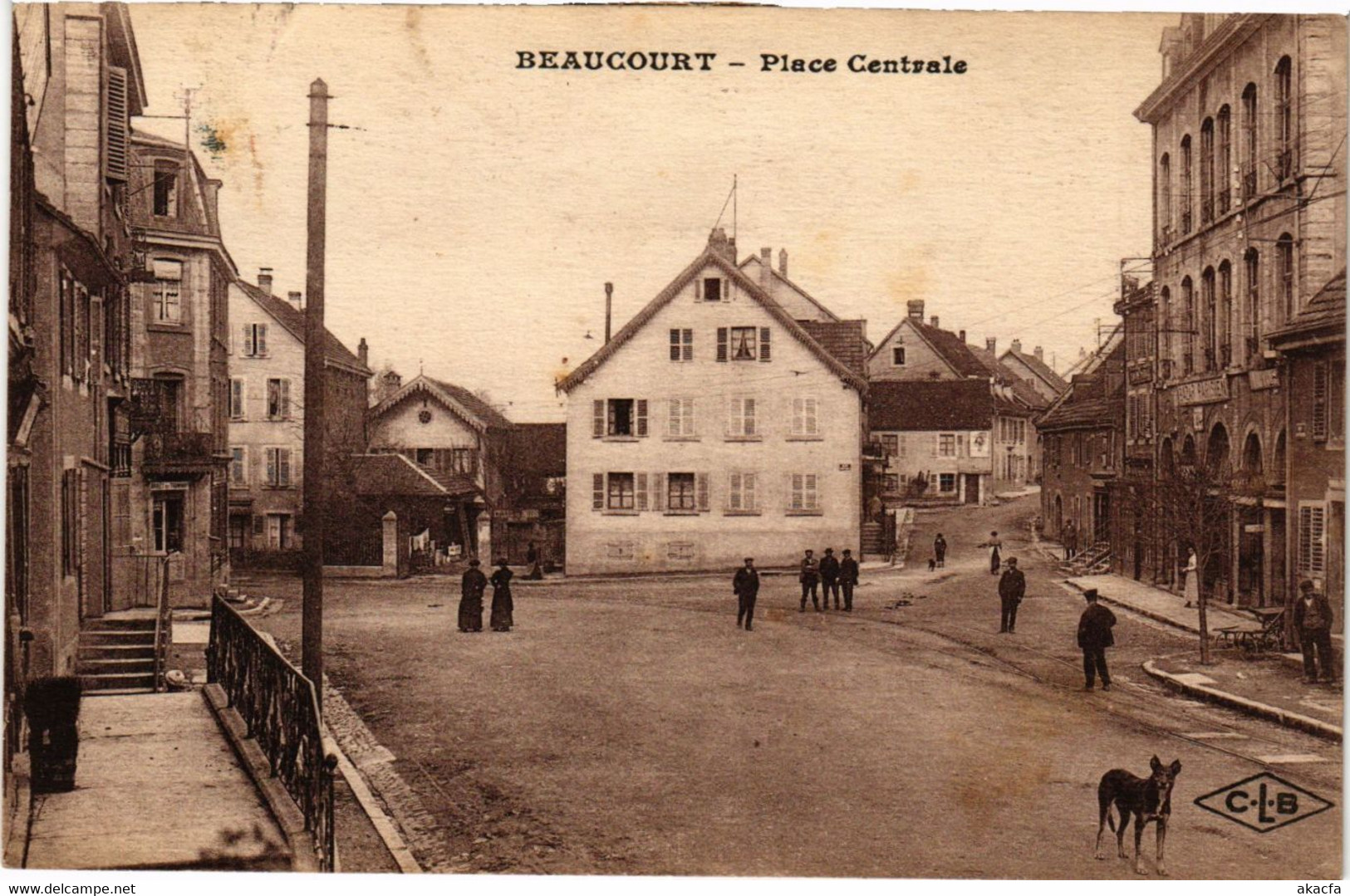 CPA BEAUCOURT - Place Centrale (293394)